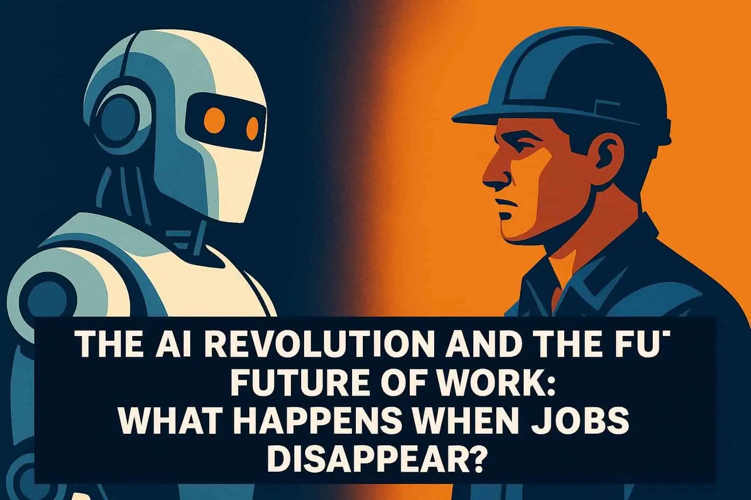 robot vs human - future of work with ai